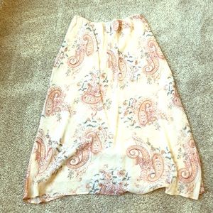 Elastic waist skirt